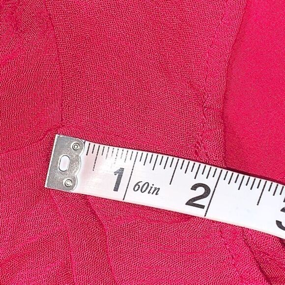 Coco + Jaimeson Womens Small Eyelet Bust Ruffled Romper Pink Lined Rayon NWT - Picture 10 of 10